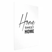 Plakat - Black and White: Home Sweet Home 29.7x42 Bez okvira s margom