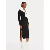 Lacoste Pletena obleka EF4175 Črna Slim Fit