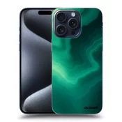 Silikonski prozorni ovitek za Apple iPhone 15 Pro Max - Malachite