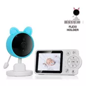 Evolveo Baby Monitor N3 video otroški monitor, modri