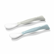 BabyOno Be Active Flexible Spoons žličica Grey/Blue 2 kom