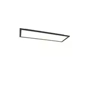 Stropna svetilka črna 80 cm vključno z LED z daljinskim upravljanjem - Live