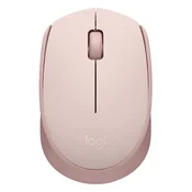 Logitech M171 Miš, 1000 DPI, Bežicni, Opticki senzor, Roze