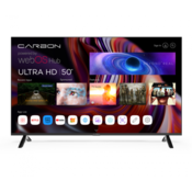 Carbon Televizor sa magicnim daljinskim 504KUHDSW, 50, Smart TV, 4K, ULTRA HD, Crni