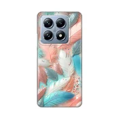Maska za telefon Silikonska Print za Xiaomi 14T Pro Pastel Feathers