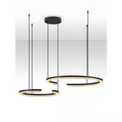 GREAMY LED VISILICA CRNA 49W IP20 3000K TRIAK PRIGUŠLJIVA NL9030960