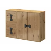 Komoda Akron N102 Craft hrast, Sa ladicama i vratima, 86x117x40cm