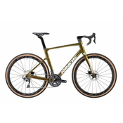 RINOS Odin5.0 Carbon cestno kolo Shimano Ultegra R8000 kolesarsko kolo iz ogljikovih vlaken, zlata/rjava, 58 