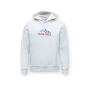 JACK & JONES Majica JJROCHE temno modra/temno rdeča/pegasto bela
