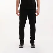 Lotto Muški donji deo trenerke londa open pants, Crni