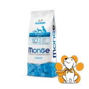 Monge All Breeds Adult Light Salmon & Rice 12kg, Niskokaloricna Hrana za Pse