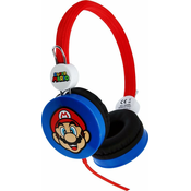 Djecje slušalice OTL Technologies - Core Super Mario, plavo/crvene