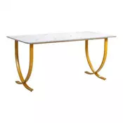 VEVOR Upravni pisalna miza 160x80x75 cm bela
