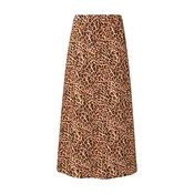 Pieces Midi krilo Franan 17116541 Rjava Regular Fit