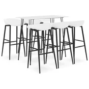 7-dijelni barski set bijeli