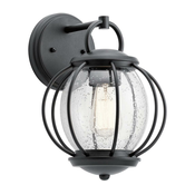 Kichler - Zunanja stenska svetilka VANDALIA 1xE27/60W/230V IP44 antracit