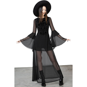 Ženska obleka KILLSTAR - El n Heart - Black - KSRA009729