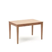 Raztegljiva jedilna miza z dodatno ploščo v hrastovem dekorju 80x120 cm Yain – Kave Home