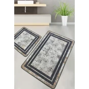 Lessentiel Maison Kupatilski otirac Sione, 2 komada, Sivi