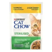 CAT CHOW Kesica za macke Sterilised s piletiom u sosu, 85g