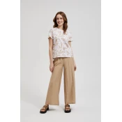 Marisse Womens Blouse L-Ts-4359 Beige