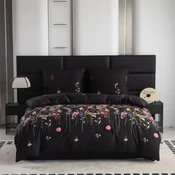 shumee Bombažna posteljnina 140x200 cvetlični travnik