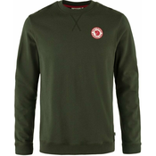Fjällräven Majica s kapuljacom na otvorenom 1960 Logo Badge Sweater M Deep Forest 2XL