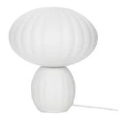 Bela steklena namizna svetilka (višina 28 cm) Kumu – Hübsch