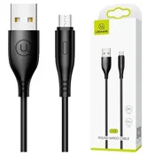 USAMS Usams kabel U18 microUSB 2A hitro polnjenje 1m črn/črn SJ268USB01 (US-SJ268)