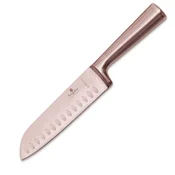 shumee JEKLO SANTOKU NOŽ BERLINGER HAUS 17,5cm BH-2935 ROŽASTO ZLATO