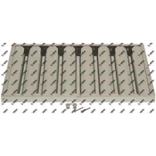 Lamelni filter kuhinjske nape 500x400x25 mm
