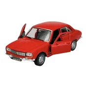 shumee WELLY STARODOBNI AVTOMOBIL PEUGEOT 504 LETNIK 1975, RDEČ 1:34 42394