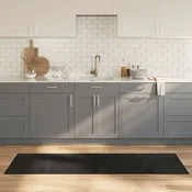 Pravokutni tepih crni 60x200 cm bambus