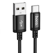 Hoco Kabel USB A na USB C Hoco 3A, 3 m, X91, črn