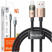 Mcdodo MCDODO USB KABEL ZA HITRO POLNJENJE ZA IPHONE LIGHTNING PD 36W 1M LED ZLAT