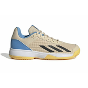 Tenisice za djecu Adidas Courtflash K - beige/blue/yellow