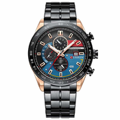 Moška ročna ura Curren Striker Black/Rose Gold