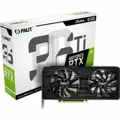 SVGA PALIT RTX3060Ti Dual 8GB DDR6 NE6306T019P2-190AD