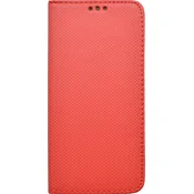 Motorola G8 Power Lite rdeči bočni knjižni ovitek, vzorčen