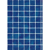 ELBE Bazenska folija Supra Premium Line - mozaično azurna - Debelina 1,5 mm/25 x 1,65 m