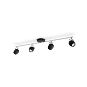 PHILIPS 50614/30/P0 RIVANO reflektor črni 4x4,5W
