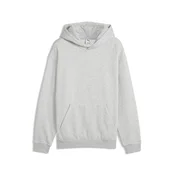 PUMA Essentials Elevated Relaxed Hoodie Men, Men, Light Gray Heather, XL