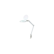 LED Prigušiva stolna lampa s povecalom LED/10W/230V bijela
