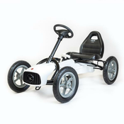 Otroška pedalna go-kart Baby Mix Buggy bela