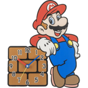 Wall Clock Super Mario