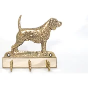 shumee Beagle - obešalnik za ključe s psom, medeninasto držalo za pasje dodatke, elegantna dekoracija za hodnik znamke Art-Dog