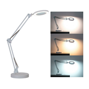 Brilagi - LED Prigušiva stolna lampa s povećalom LED/12W/5V 3000/4200/6000K bijela