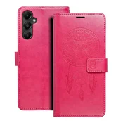 OEM Torbica MEZZO Book za SAMSUNG A05s z motivom lovilca sanj v barvi magenta