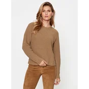 TWINSET Pulover 232TT3330 Rjava Regular Fit