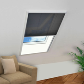 vidaXL Plisirani Zaslon Protiv Insekata za Prozore Aluminijski 80×100 cm
